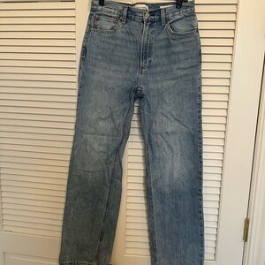 Aritzia Denim Forum the 90's Classic Mid Straight Leg Jeans